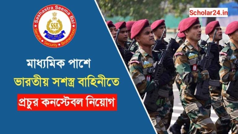 SSB Constable Tradesman Recruitment 2026