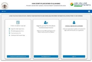 Allahabad High Court Private Secretary Grade-I 2026 Online Application Portal and Steps to Apply