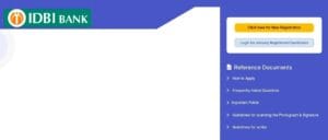 IDBI JAM vacancy 2026 online application registration portal and login page